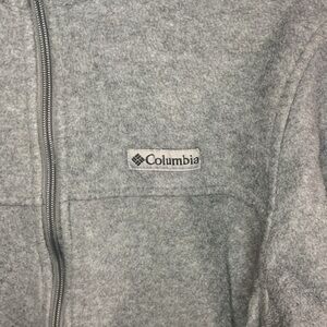 Gray Columbia zip up fleece